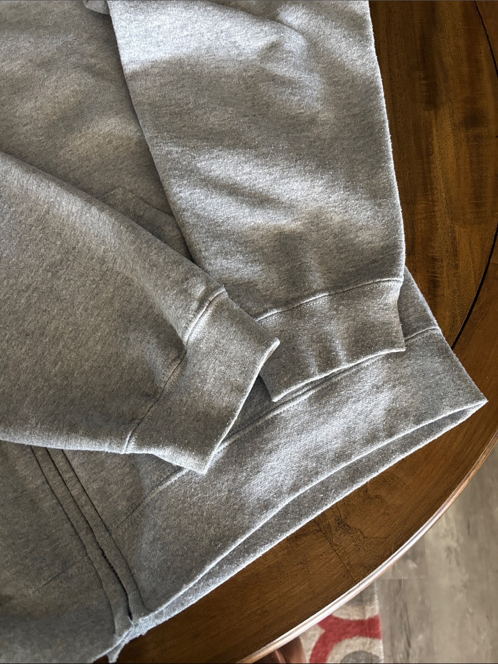 Gildan Light Gray Heavy Blend Full-Zip Hoodie mens XL - Picture 6 of 10